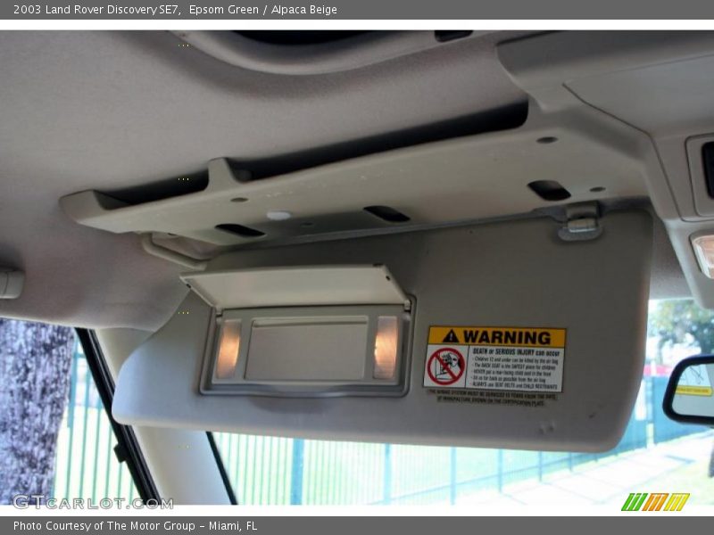 Epsom Green / Alpaca Beige 2003 Land Rover Discovery SE7