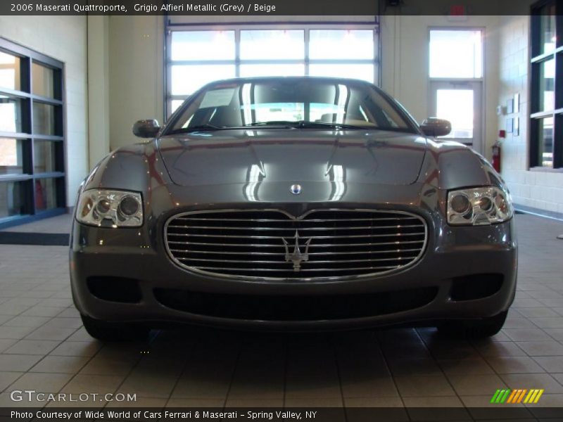 Grigio Alfieri Metallic (Grey) / Beige 2006 Maserati Quattroporte