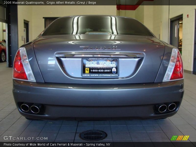 Grigio Alfieri Metallic (Grey) / Beige 2006 Maserati Quattroporte