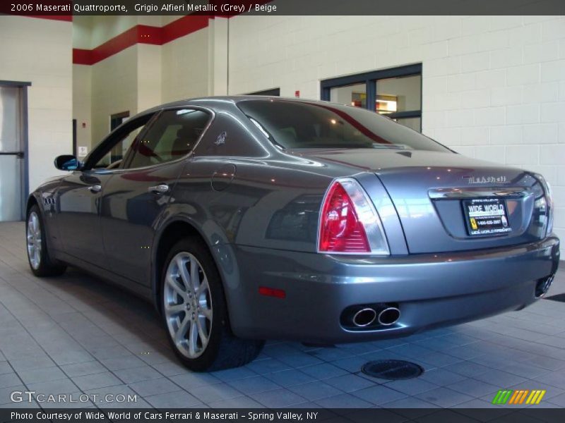 Grigio Alfieri Metallic (Grey) / Beige 2006 Maserati Quattroporte