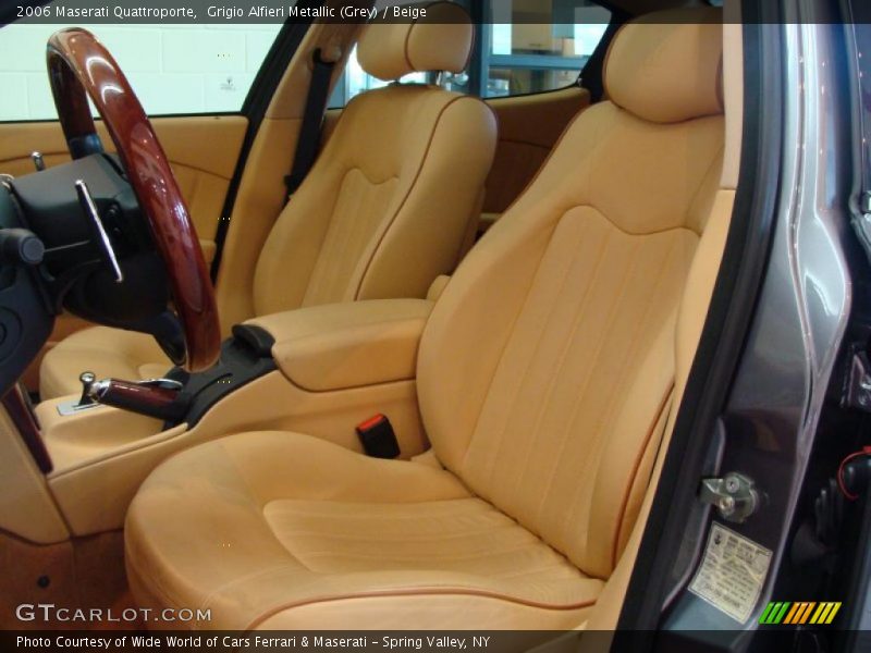 Grigio Alfieri Metallic (Grey) / Beige 2006 Maserati Quattroporte