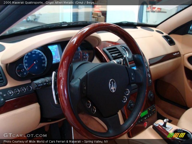Grigio Alfieri Metallic (Grey) / Beige 2006 Maserati Quattroporte