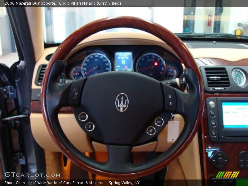 Grigio Alfieri Metallic (Grey) / Beige 2006 Maserati Quattroporte