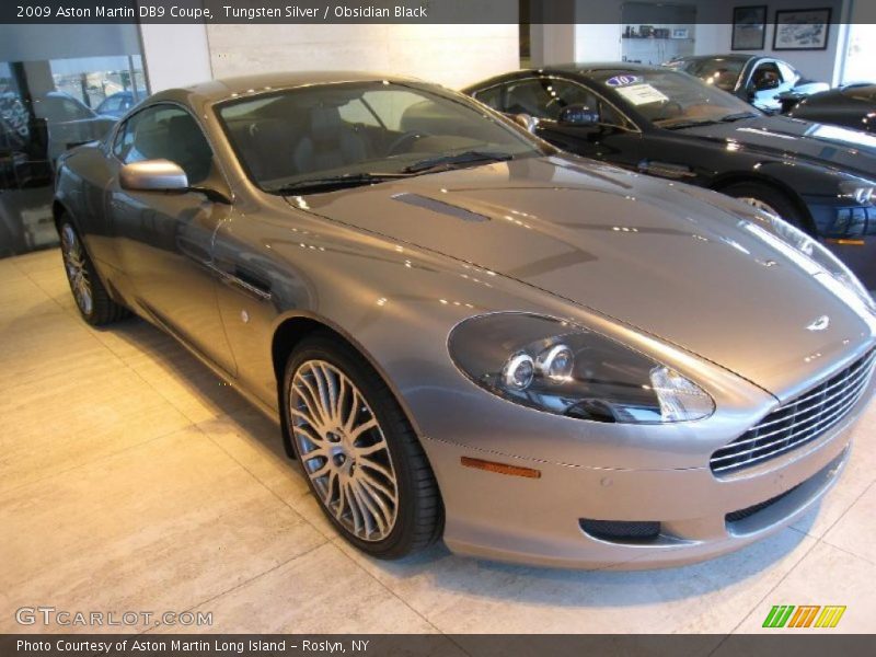 Tungsten Silver / Obsidian Black 2009 Aston Martin DB9 Coupe