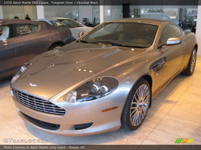 Tungsten Silver / Obsidian Black 2009 Aston Martin DB9 Coupe
