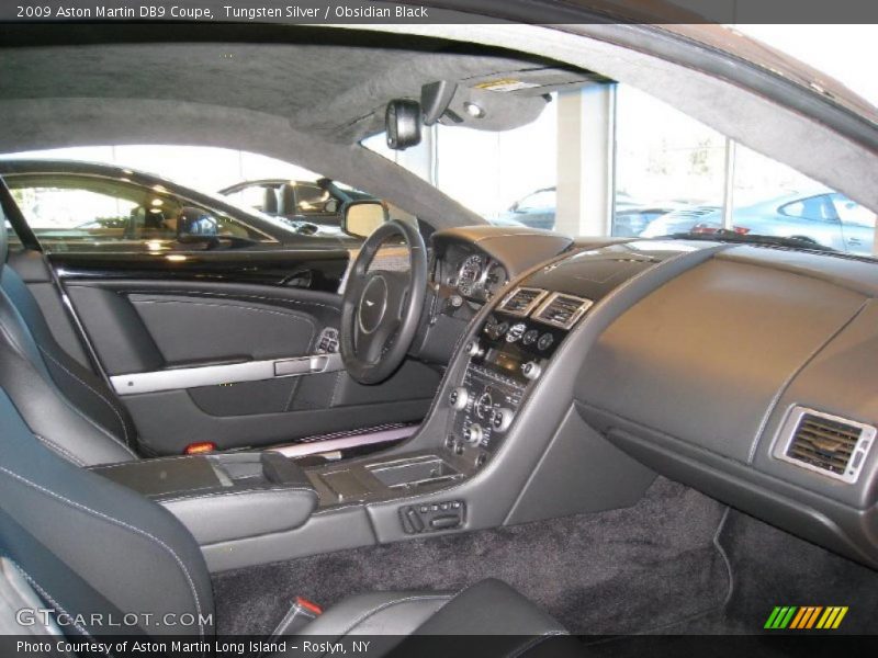 Tungsten Silver / Obsidian Black 2009 Aston Martin DB9 Coupe