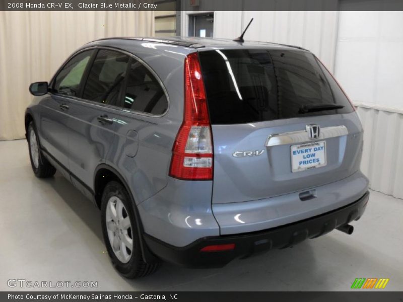Glacier Blue Metallic / Gray 2008 Honda CR-V EX