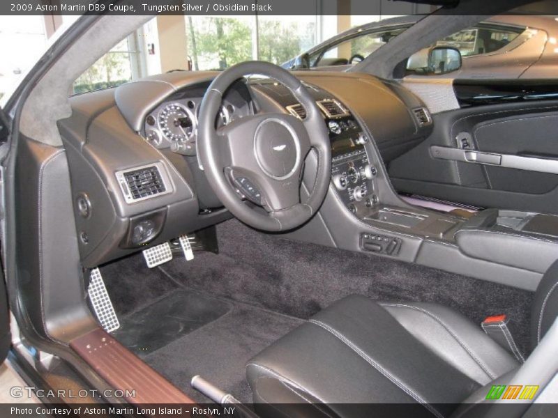 Tungsten Silver / Obsidian Black 2009 Aston Martin DB9 Coupe
