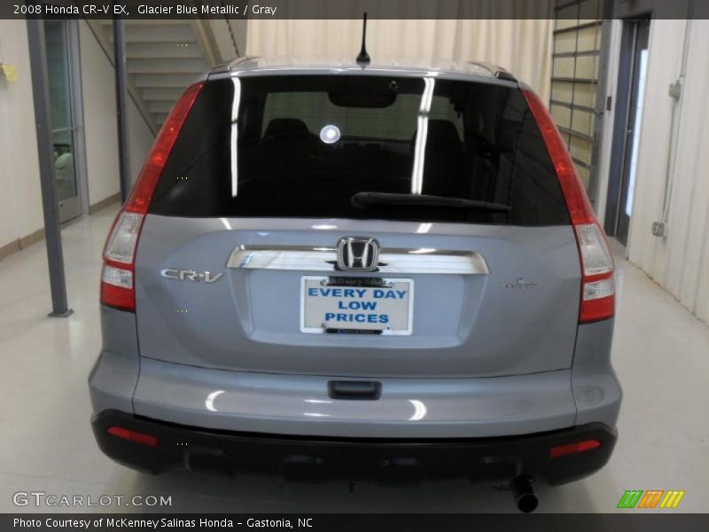 Glacier Blue Metallic / Gray 2008 Honda CR-V EX
