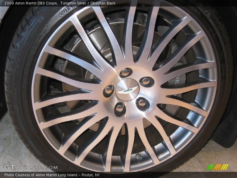 Tungsten Silver / Obsidian Black 2009 Aston Martin DB9 Coupe