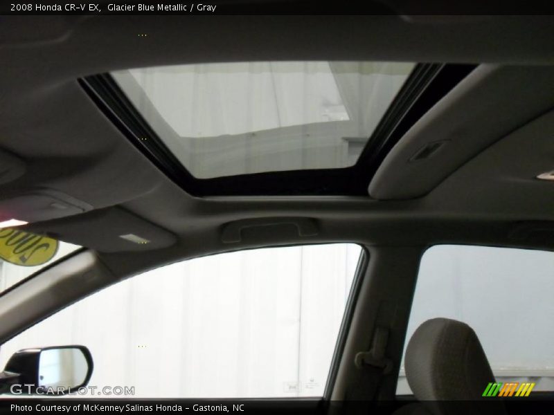 Glacier Blue Metallic / Gray 2008 Honda CR-V EX