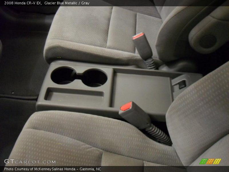 Glacier Blue Metallic / Gray 2008 Honda CR-V EX