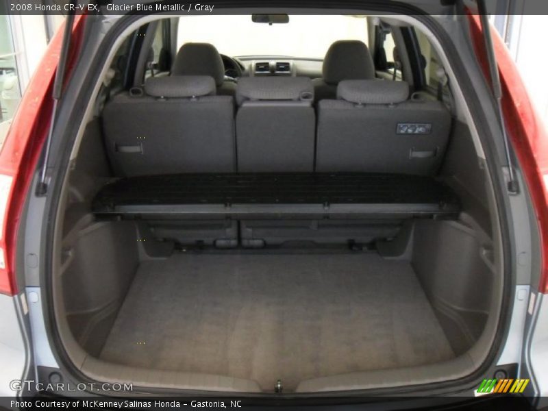 Glacier Blue Metallic / Gray 2008 Honda CR-V EX