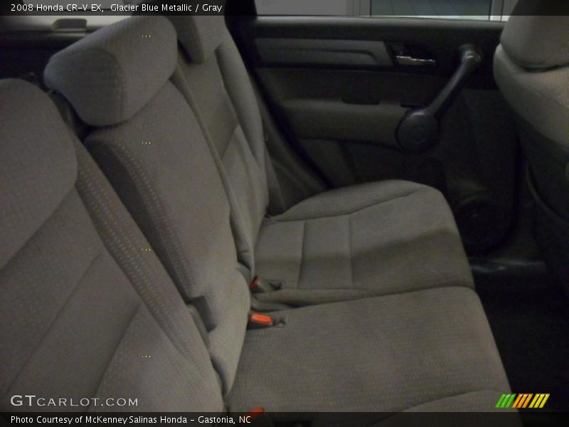 Glacier Blue Metallic / Gray 2008 Honda CR-V EX