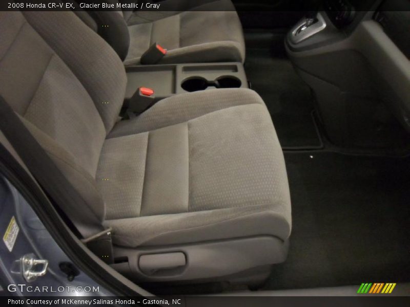 Glacier Blue Metallic / Gray 2008 Honda CR-V EX