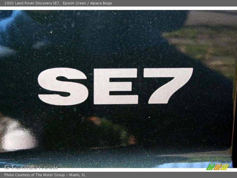 Epsom Green / Alpaca Beige 2003 Land Rover Discovery SE7