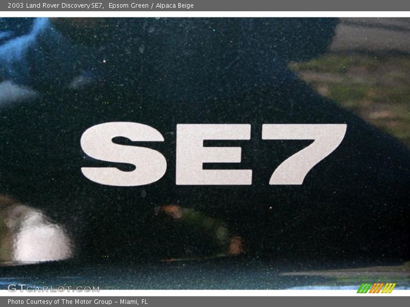 Epsom Green / Alpaca Beige 2003 Land Rover Discovery SE7