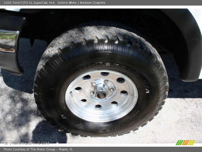 Oxford White / Medium Graphite 2002 Ford F150 XL SuperCab 4x4