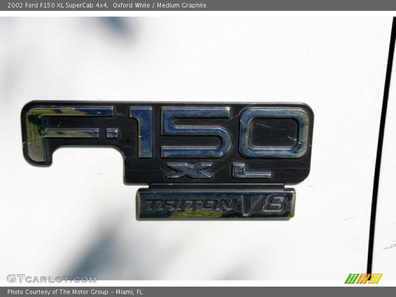 Oxford White / Medium Graphite 2002 Ford F150 XL SuperCab 4x4