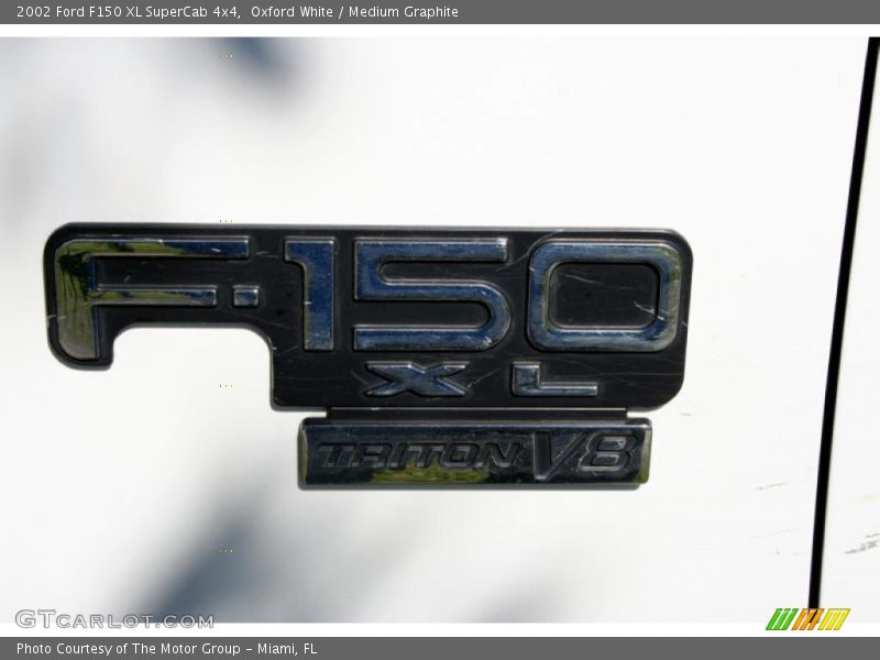 Oxford White / Medium Graphite 2002 Ford F150 XL SuperCab 4x4