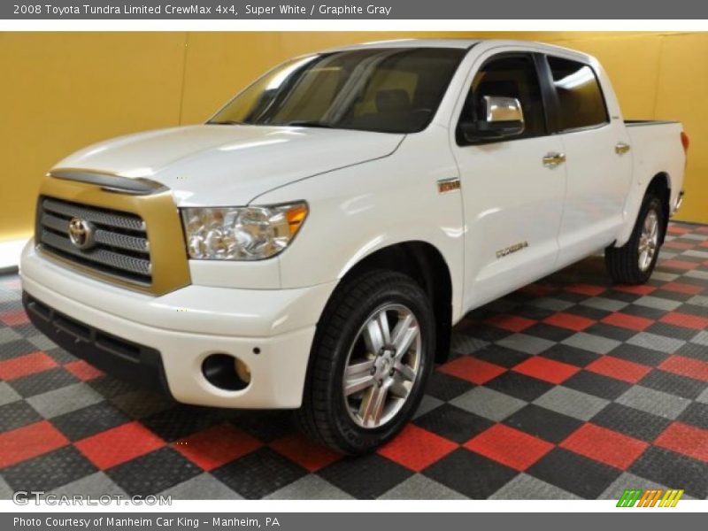 Super White / Graphite Gray 2008 Toyota Tundra Limited CrewMax 4x4