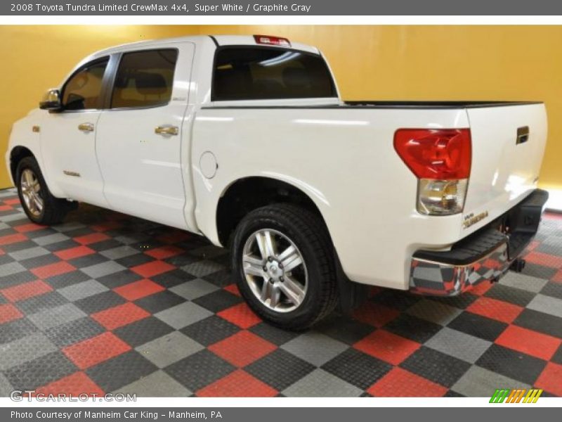 Super White / Graphite Gray 2008 Toyota Tundra Limited CrewMax 4x4