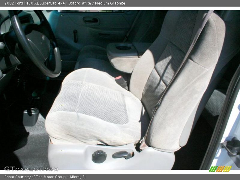 Oxford White / Medium Graphite 2002 Ford F150 XL SuperCab 4x4
