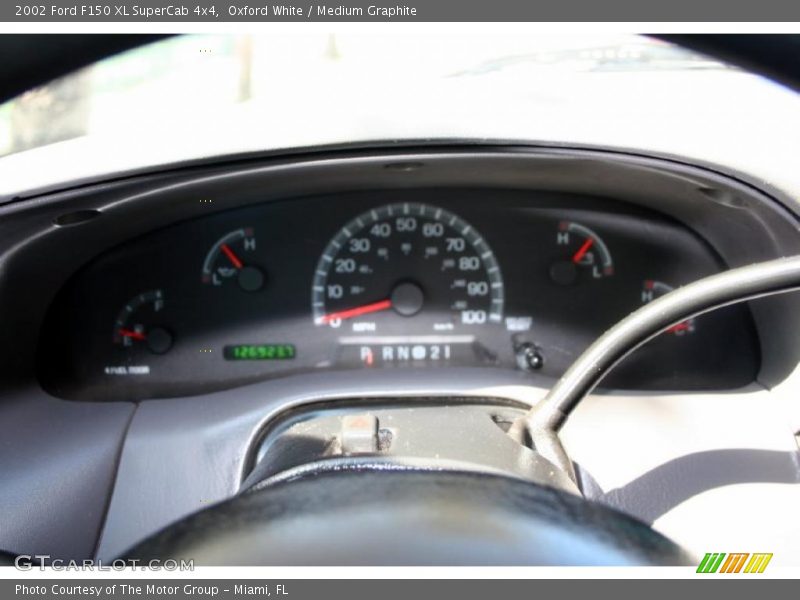 Oxford White / Medium Graphite 2002 Ford F150 XL SuperCab 4x4
