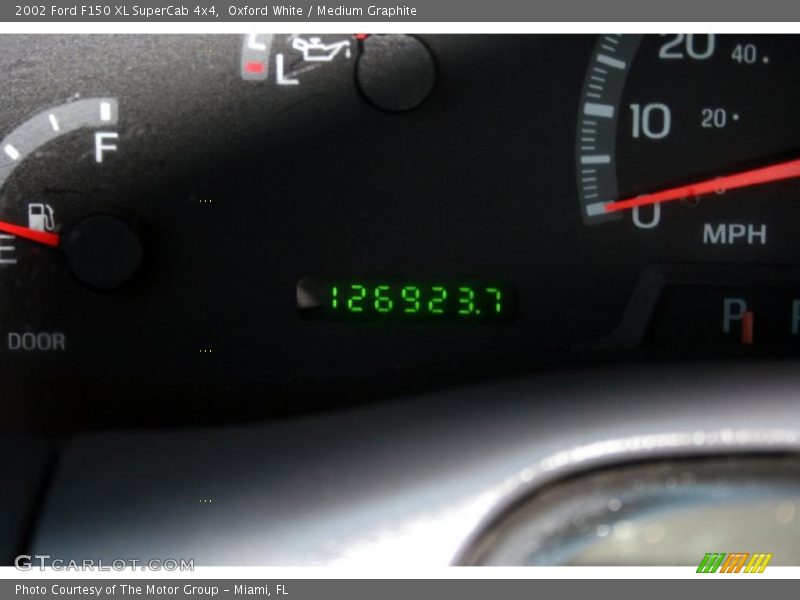 Oxford White / Medium Graphite 2002 Ford F150 XL SuperCab 4x4