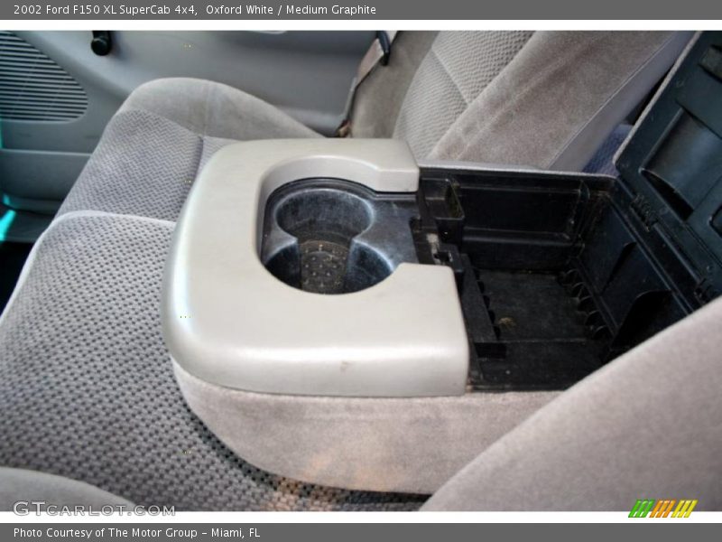 Oxford White / Medium Graphite 2002 Ford F150 XL SuperCab 4x4