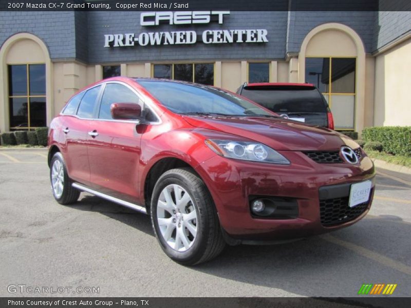 Copper Red Mica / Sand 2007 Mazda CX-7 Grand Touring