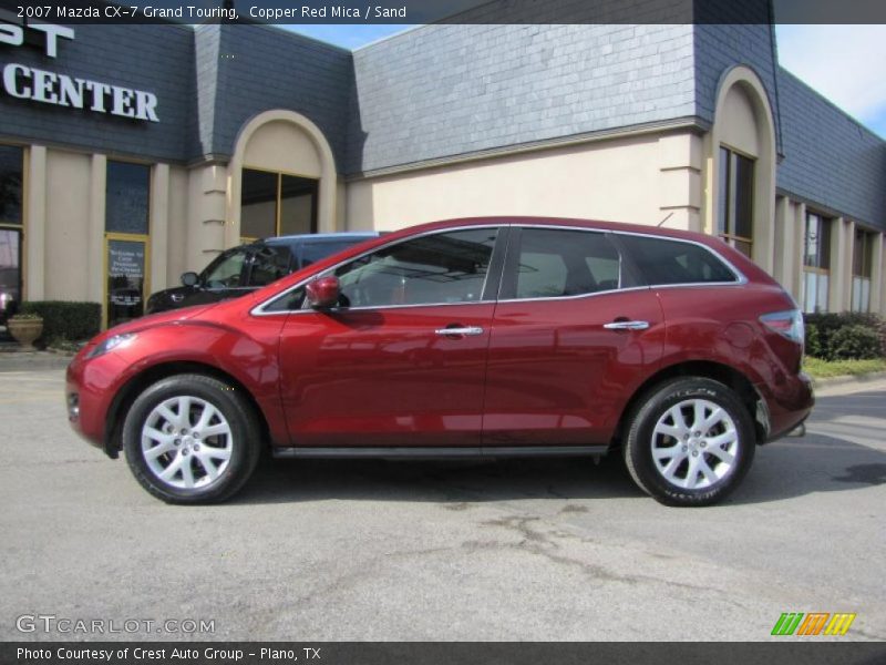 Copper Red Mica / Sand 2007 Mazda CX-7 Grand Touring