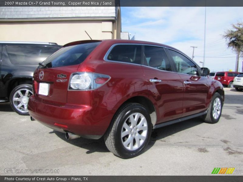 Copper Red Mica / Sand 2007 Mazda CX-7 Grand Touring