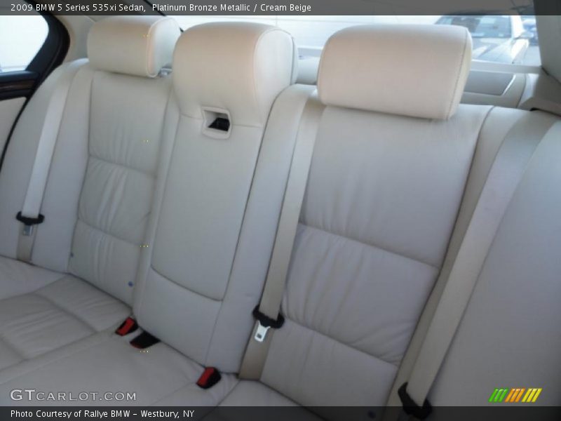 Platinum Bronze Metallic / Cream Beige 2009 BMW 5 Series 535xi Sedan