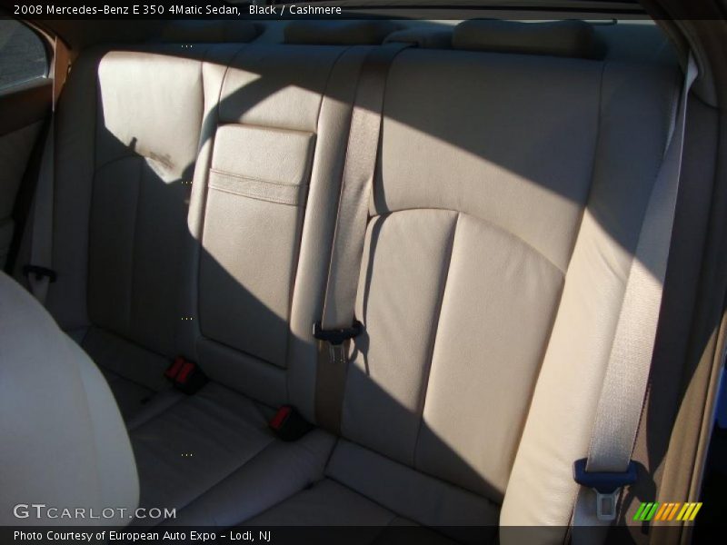 Black / Cashmere 2008 Mercedes-Benz E 350 4Matic Sedan