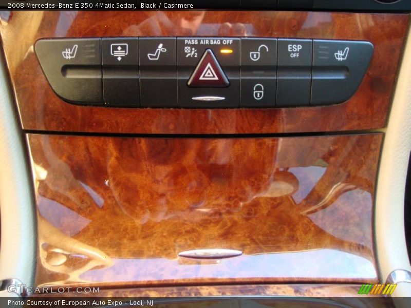 Black / Cashmere 2008 Mercedes-Benz E 350 4Matic Sedan