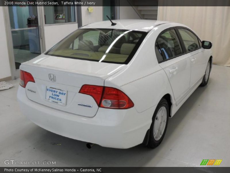 Taffeta White / Ivory 2008 Honda Civic Hybrid Sedan