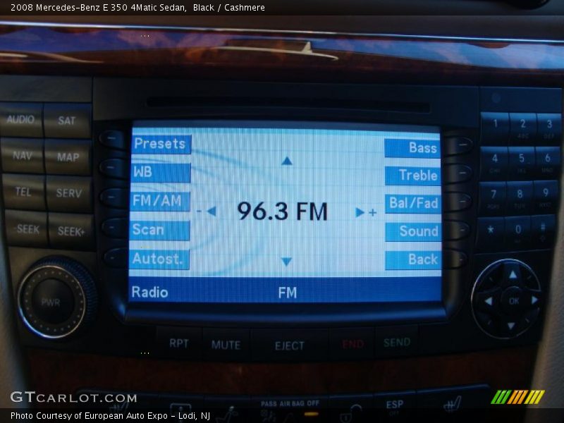 Black / Cashmere 2008 Mercedes-Benz E 350 4Matic Sedan