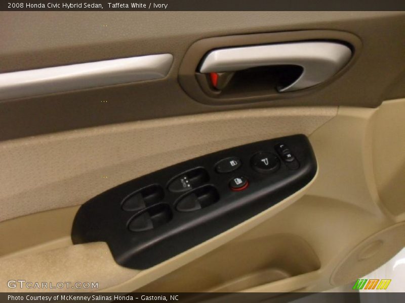 Taffeta White / Ivory 2008 Honda Civic Hybrid Sedan
