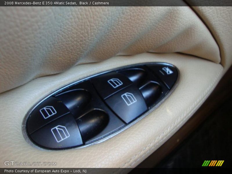 Black / Cashmere 2008 Mercedes-Benz E 350 4Matic Sedan
