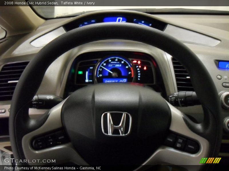 Taffeta White / Ivory 2008 Honda Civic Hybrid Sedan