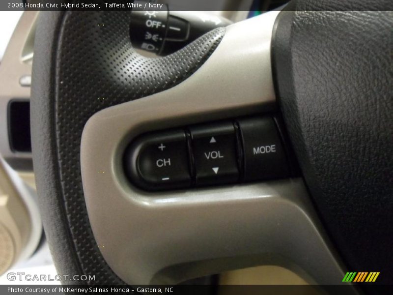 Taffeta White / Ivory 2008 Honda Civic Hybrid Sedan