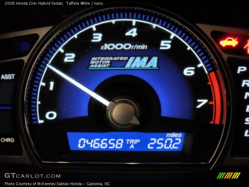 Taffeta White / Ivory 2008 Honda Civic Hybrid Sedan