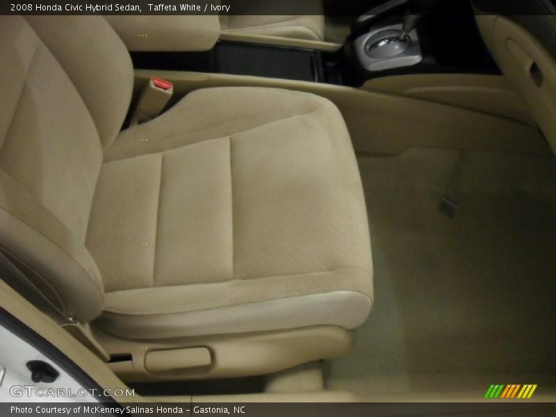 Taffeta White / Ivory 2008 Honda Civic Hybrid Sedan