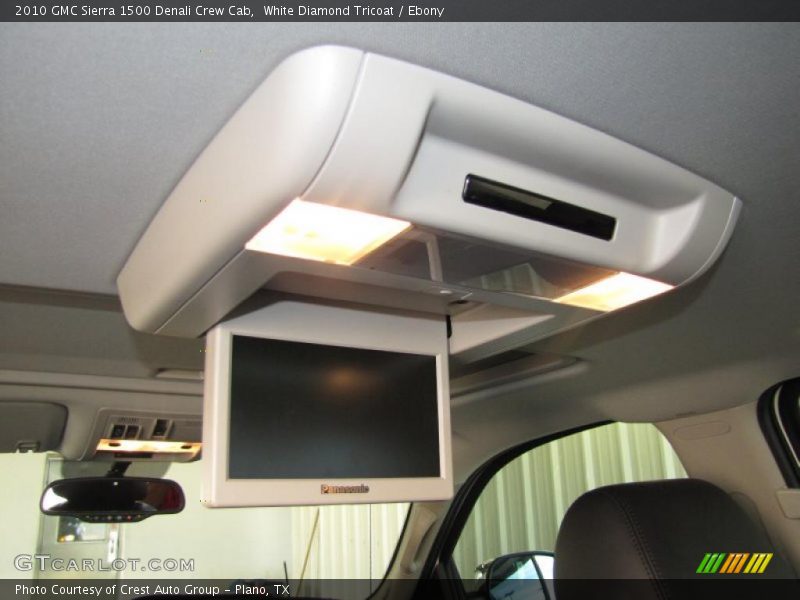 White Diamond Tricoat / Ebony 2010 GMC Sierra 1500 Denali Crew Cab