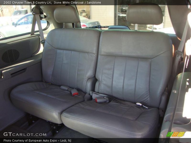 Stone White Clearcoat / Sandstone 2002 Chrysler Town & Country LXi