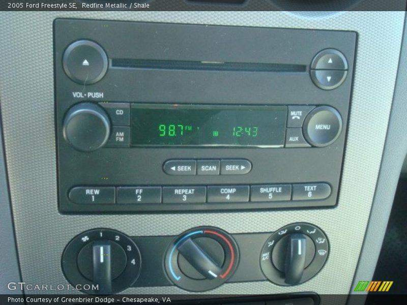 Controls of 2005 Freestyle SE