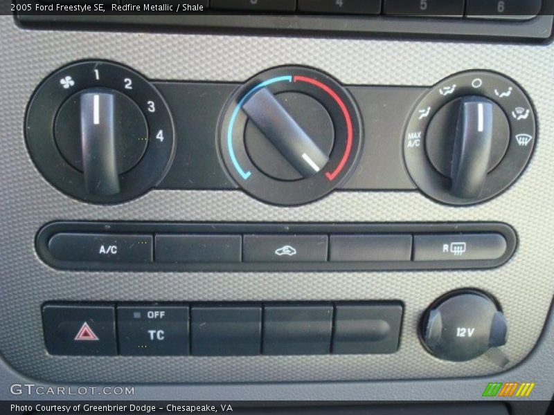 Controls of 2005 Freestyle SE
