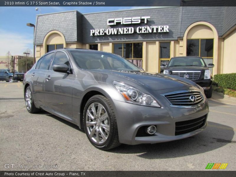 Graphite Shadow / Stone 2010 Infiniti G 37 S Sport Sedan