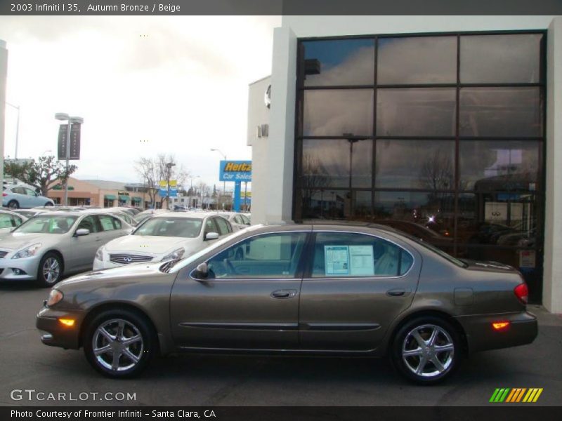Autumn Bronze / Beige 2003 Infiniti I 35